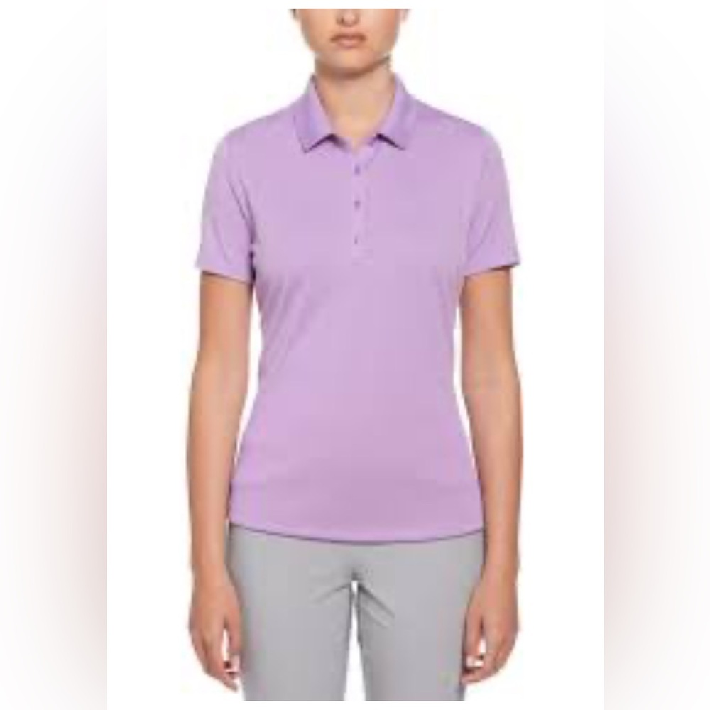 NWT  Calloway Lavender swing tech opti dry Polo Top